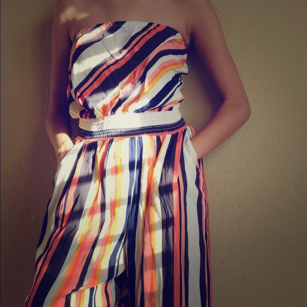 ⚡️⚡️Romper. Pants are wide leg and mid calf.  NWT.